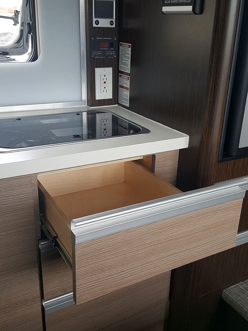 Cirrus 820 drawer open in kitchen