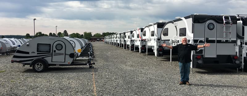 Stephen Smith at Cirrus Camper factory in Ohio