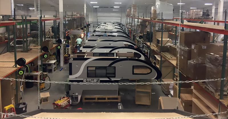 Cirrus Camper Production Line Expands