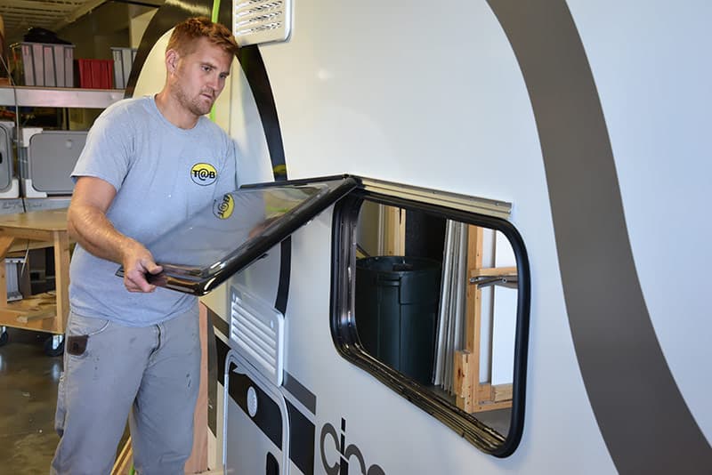 Cirrus camper window installation