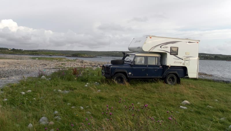 Clifden wild camp, Ireland