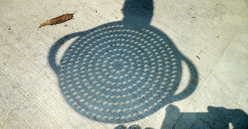 Colander, many eclipses