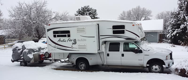 Cold-weather-camping Arctic Fox Camper