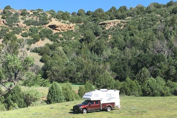 #030 - Sean EngleCottonwood Canyon - Comanche National Grasslands, Colorado2016 Ford F3502017 Northern Lite 10-2 EX CDSECamera Used - iPhone 6sMy wife and I were dispersed camping in Cottonwood Canyon, Comanche National Grasslands looking for bighorn sheep.  We found this great spot surrounded by rocky cliffs and rough country, which was ideal for sheep viewing and hiking.