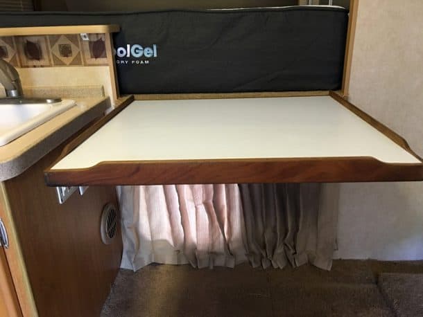 Flip Up Camper Countertop Extensions - Truck Camper Magazine