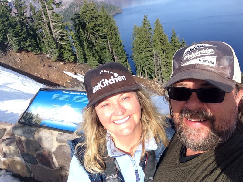 Cheryl and Trenton, Crater Lake, Oregon