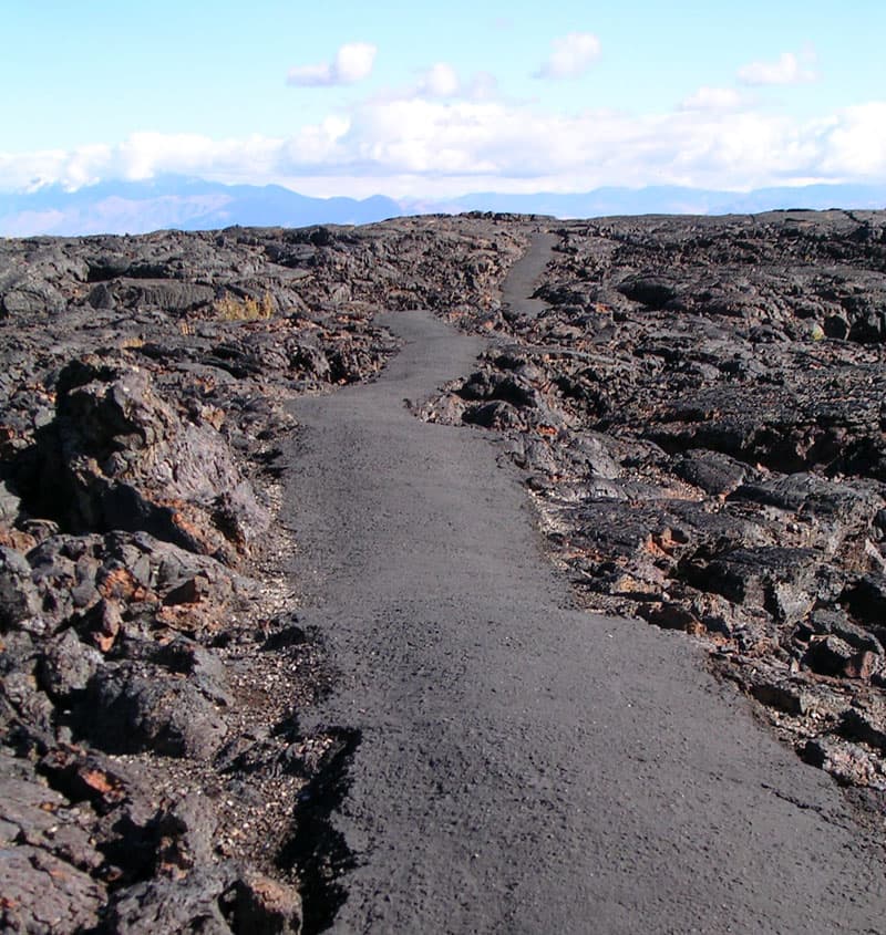 Craters of the Moon hike Idaho