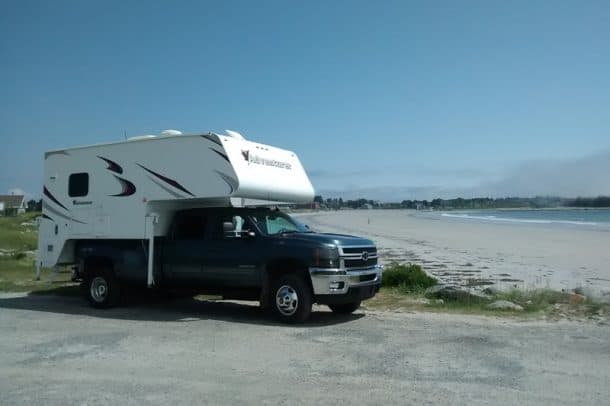 #194 - Tony and Sue DukeCrescent Beach, Lockport, Nova Scotia2013 Chevy Silverado 35002014 Adventurer 910DBCamera Used - Motorola Moto ECrescent Beach near Lockport Nova Scotia is just one of the many wide sandy beaches along the province’s south shore.  Boiling your lobster in the camper and having lunch on the beach with a glass of Tidal Bay white wine is just one way we spend a summer day in the province.  We’re never far from the coast in Nova Scotia.