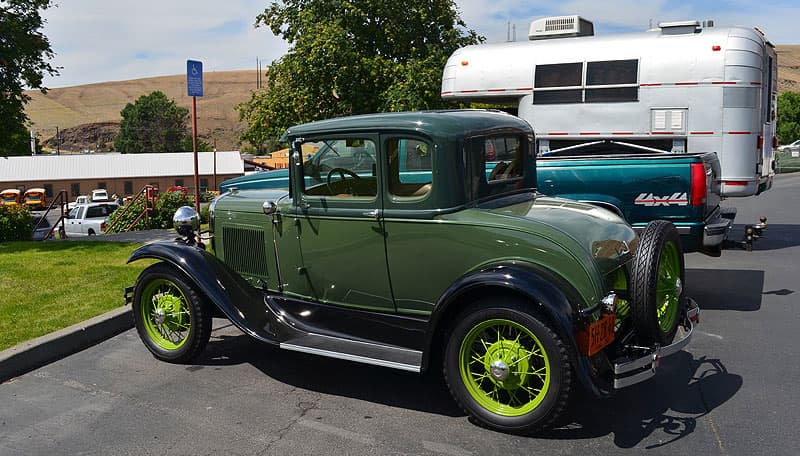 1930 Model A truck in Pendleton, Oregon