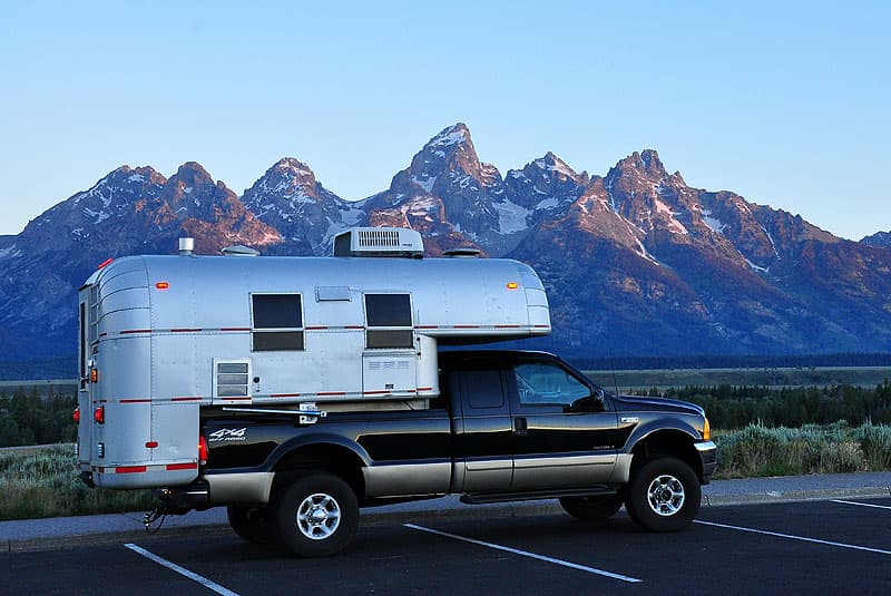 Dawn in Teton National Park in Wyoming