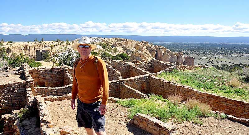 Indian ruins on top of El Morro