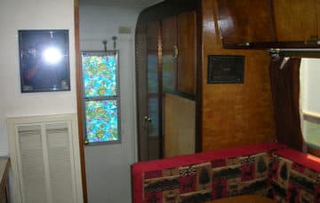 Closet and bathroom 1969 Avion C-11 camper