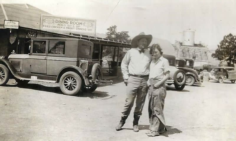 Royal Gorge in 1931 in Colorado