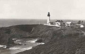 Yaquina lighthouse in 1931