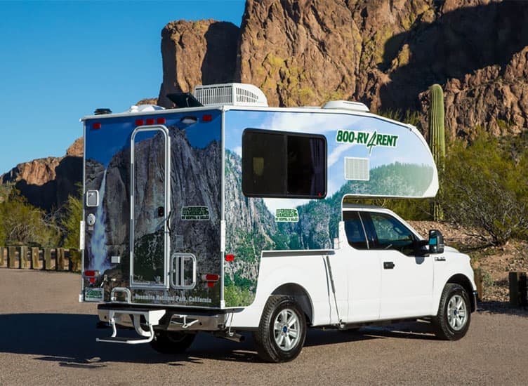 Cruise America Truck Camper Wrapped With Logo