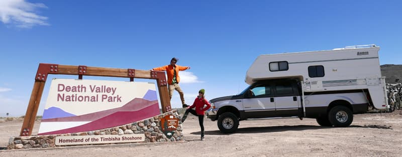 Death Valley California sign