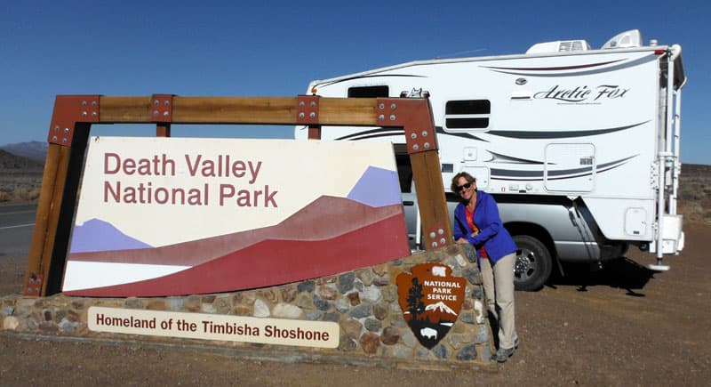 Death Valley National Park entrance sign