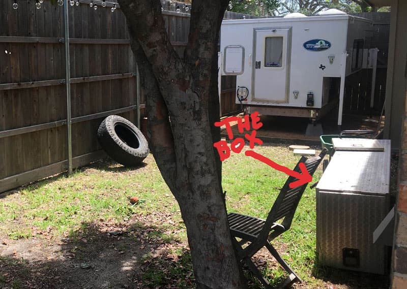 Diamond Plate Box To Be Used On Camper