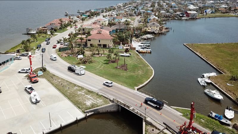 Driving To Hurricane Harvey Disaster Areas