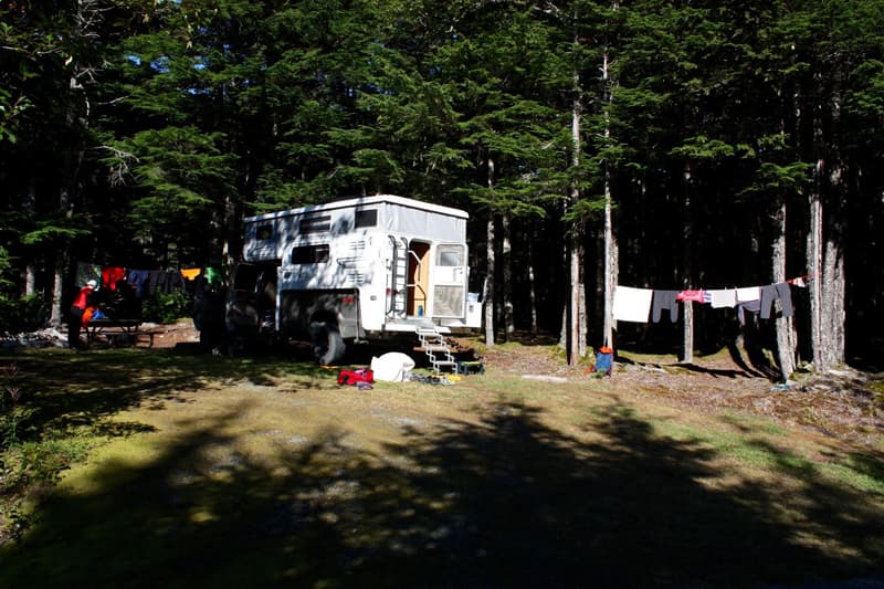 Drying out in Haines, Alaska