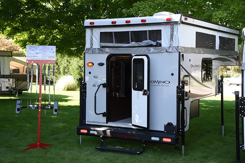 Dura Trak bumper on Palomino SS-1251 popup camper