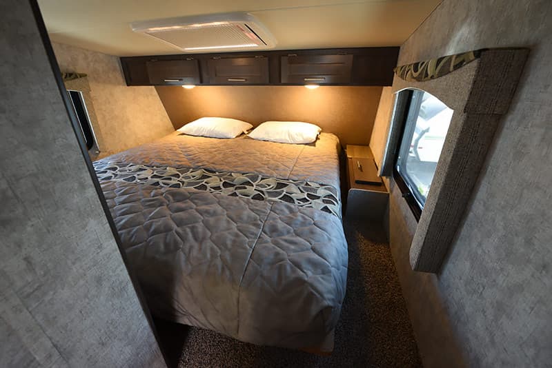 Eagle Cap 1200 cabover wide bedroom passenger's side