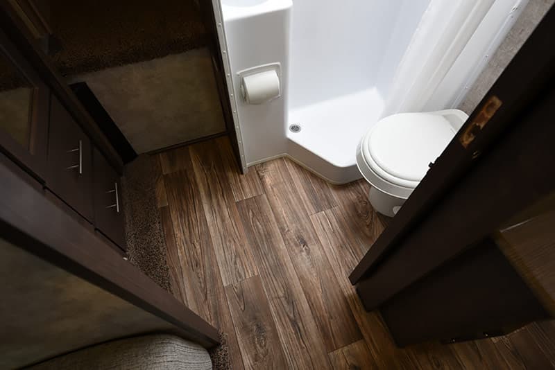 Eagle Cap 1200 bathroom floor