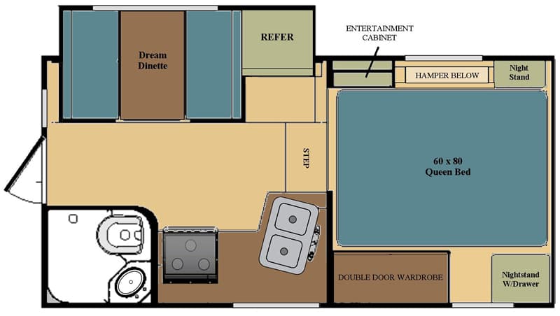 Eagle Cap 811 floor plan