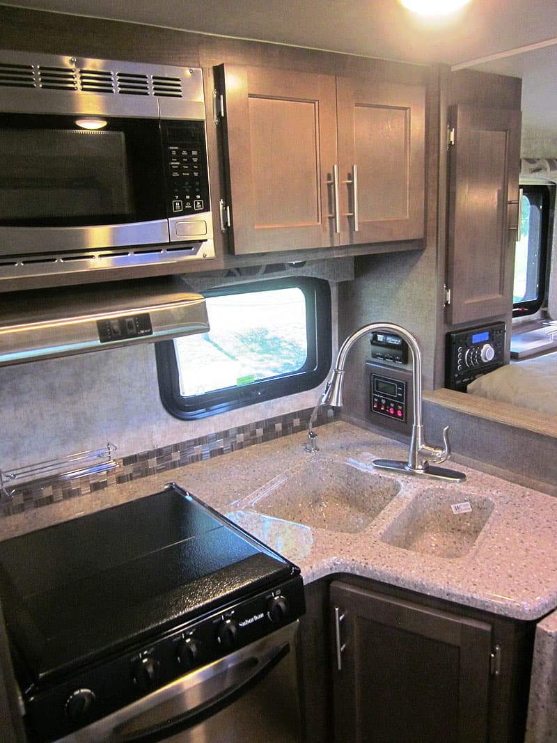 Eagle Cap 850 camper galley