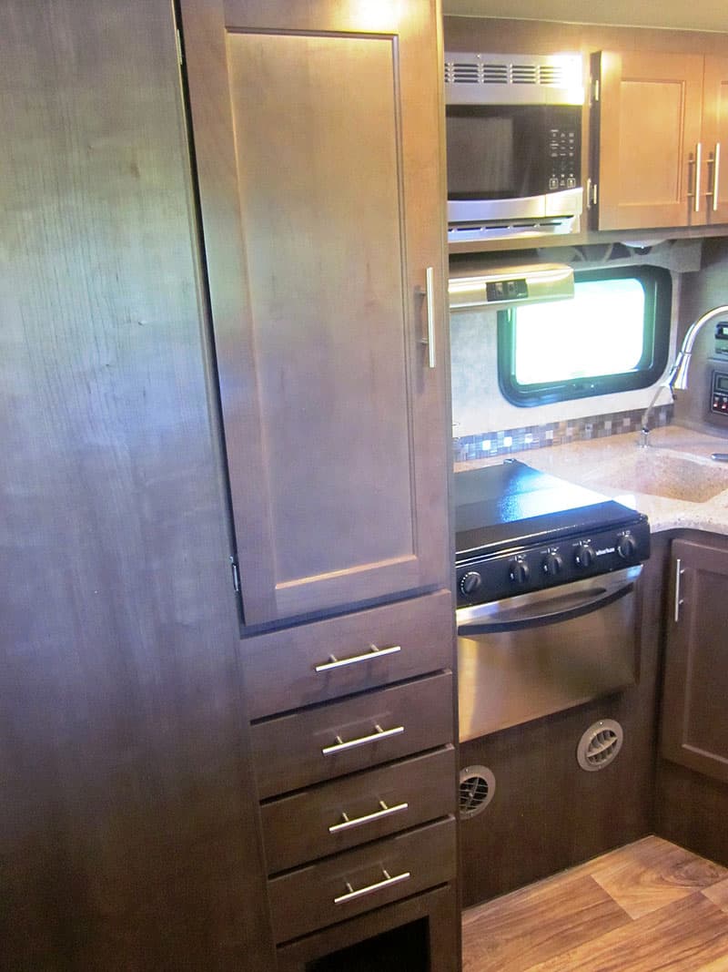 Eagle Cap Campers with grey toned cabinetry