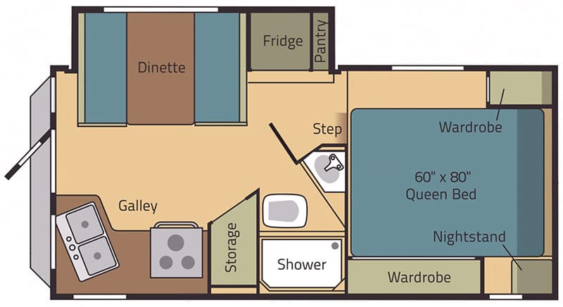 Eagle Cap 995 Floor Plan