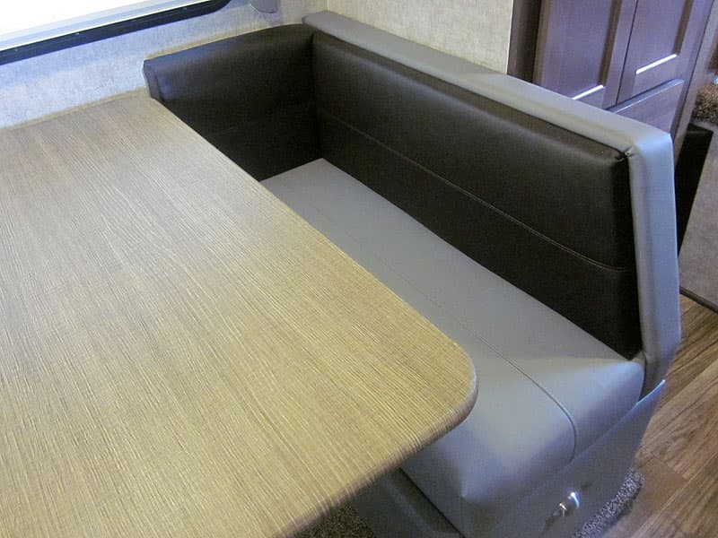 Riverstone interior decor in an Eagle Cap Camper