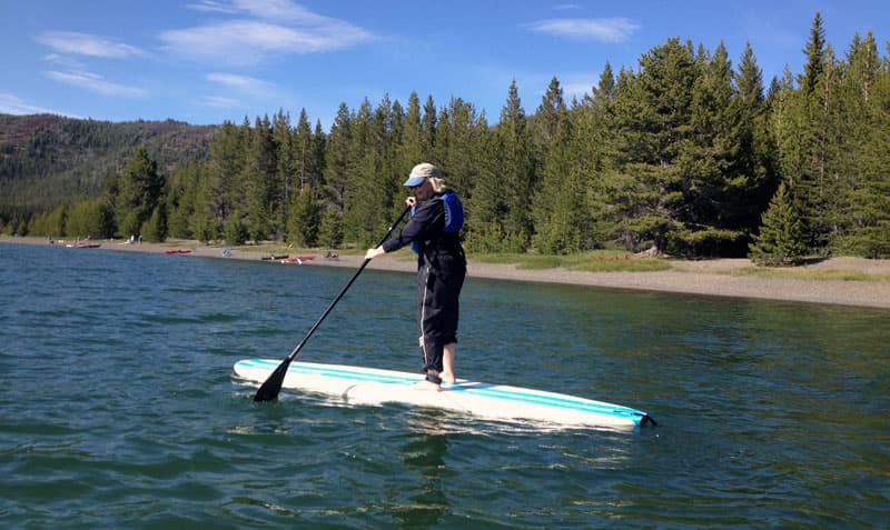 East Lake, Cinder Hill Campground paddleboard