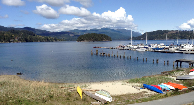 East Porpoise Bay On Sechelt Inlet