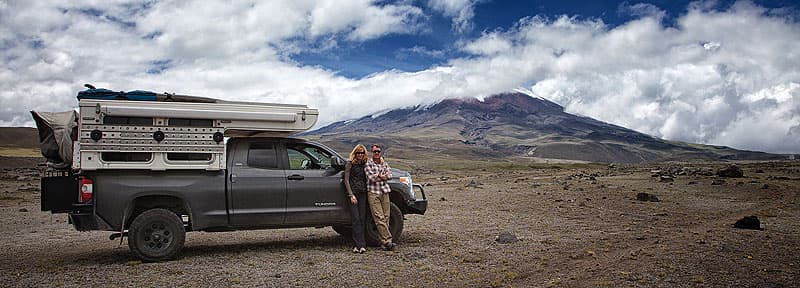 Ecuador Paula and John and Hallmark camper