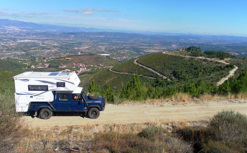 Landrover and Northstar Camper in Europe