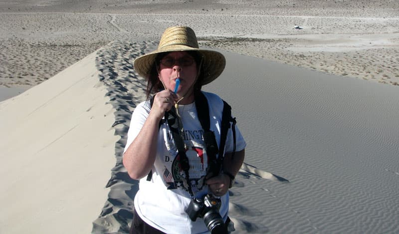 Eureka Dunes hike Death Valley 