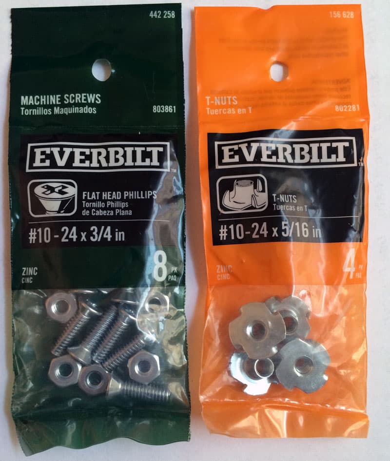 Everbuilt screws and nuts