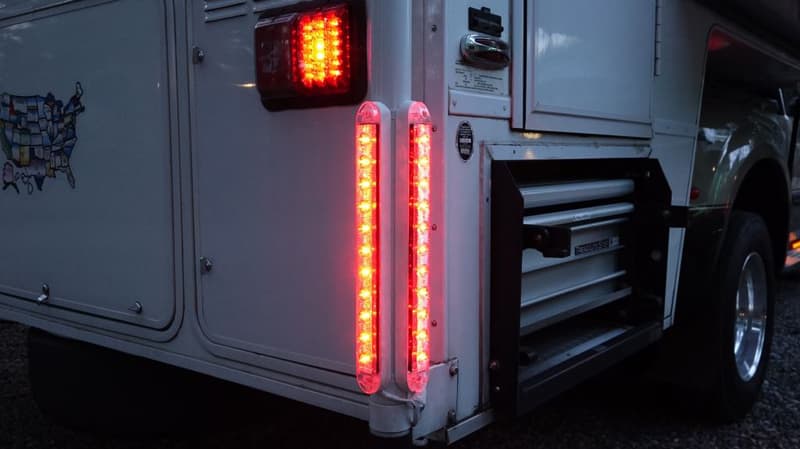 Extra Tail Lights on Chalet Camper