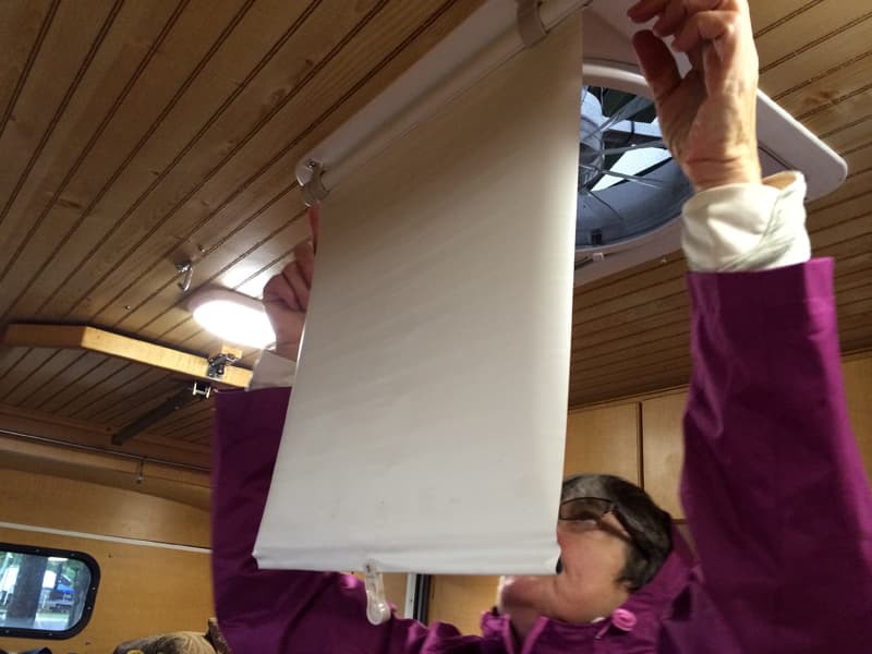 roller shade from Camping World