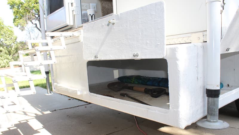 Fiberglass Box Rear Camper