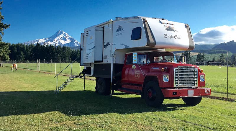 Fire truck camper