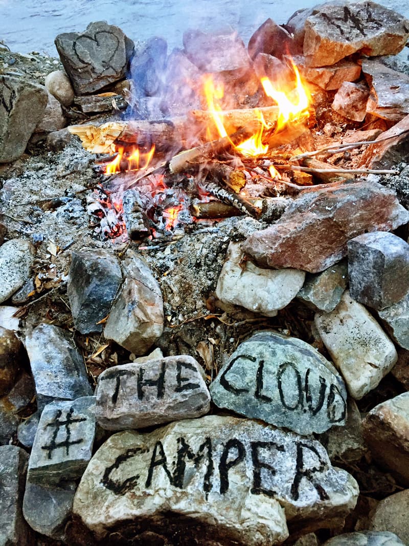 Fireside Art Cloud Camper