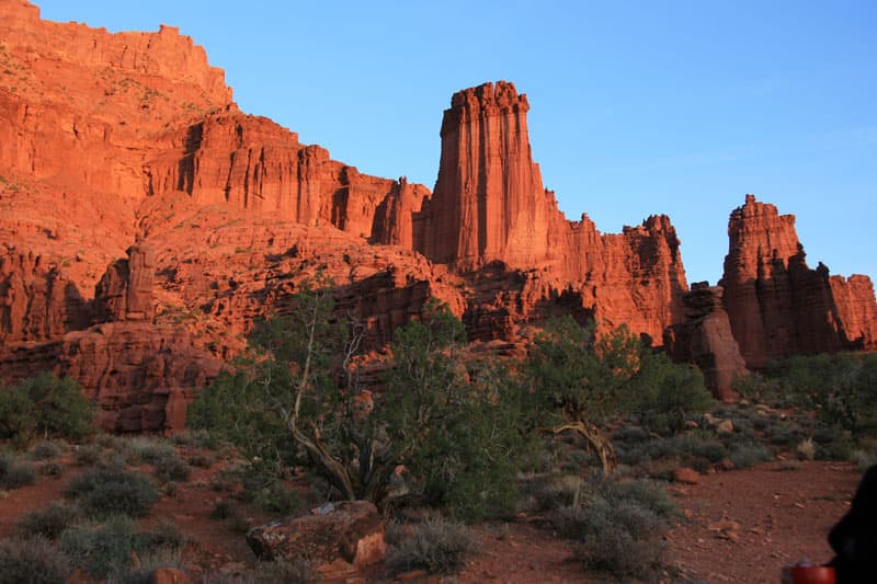 Fisher-Towers-sunset