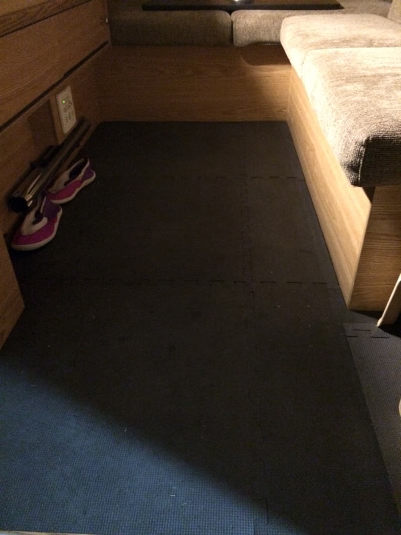 Foam camper floor