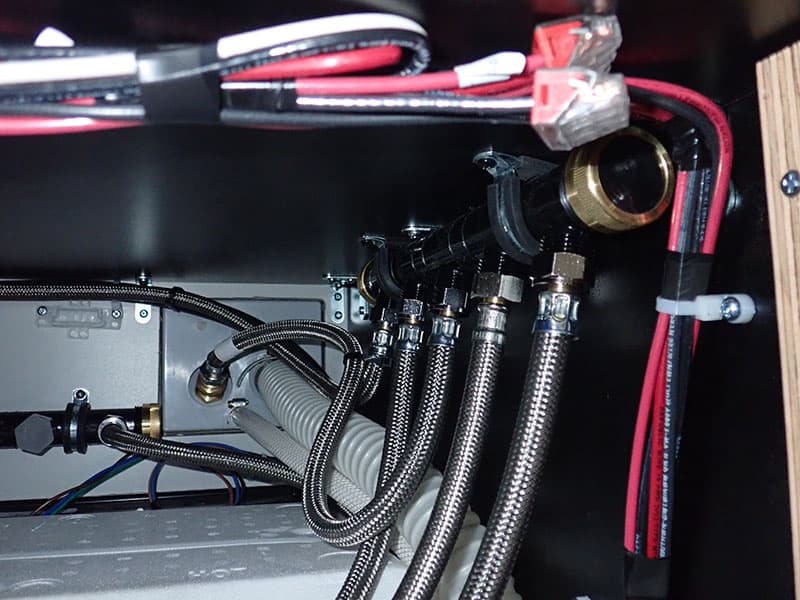 Four Wheel Camper Braided Plumbing Manifold