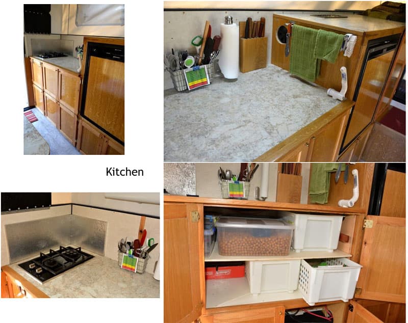 Four Wheel Shell kitchen