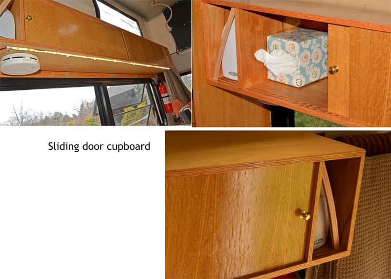 Four Wheel Shell sliding cupboard