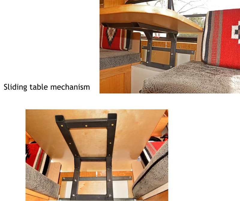 Four Wheel Shell sliding table