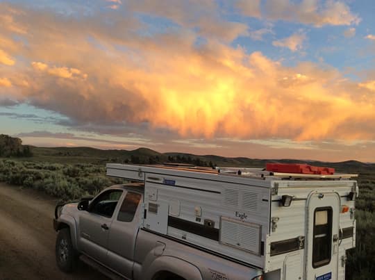 Full-Time-Four-Wheel-Camper-raining-fire-sky-colorado